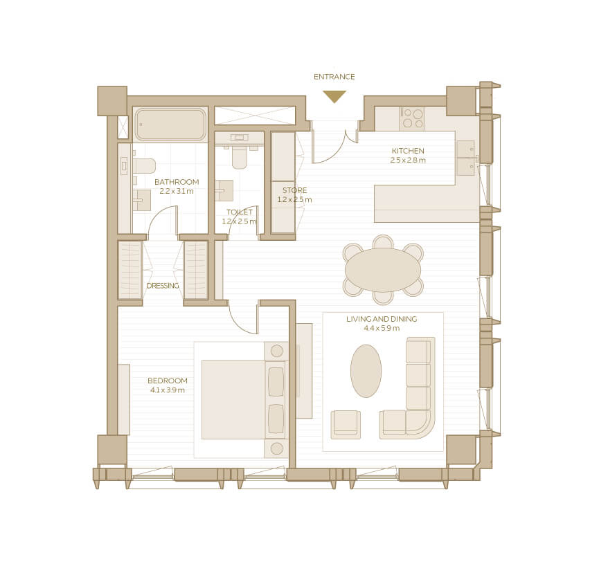 1 Bedroom